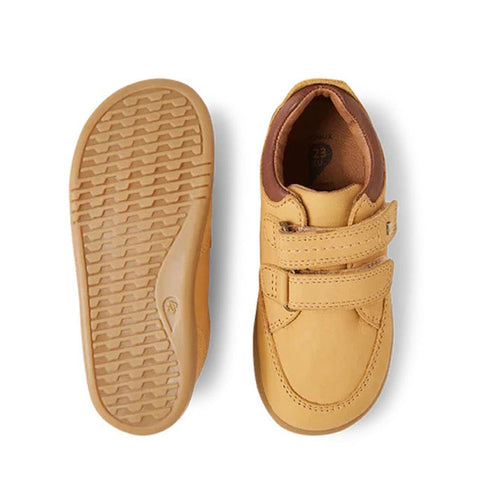 Bobux Iwalk Timber Lo Oat Buff Tan Leather Sneaker 650107